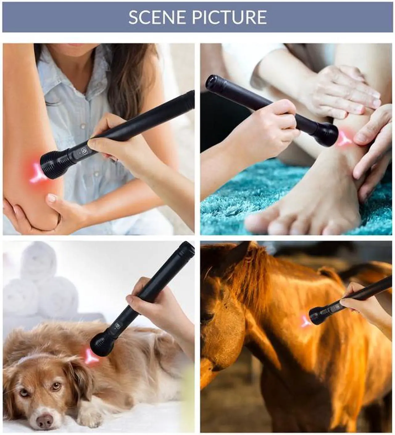 Alt view image 7 of 7 - ZJZK Rechargeable 600mW 808nm Low Level Cold Laser Acupuncture Pen Therapy for Pain
