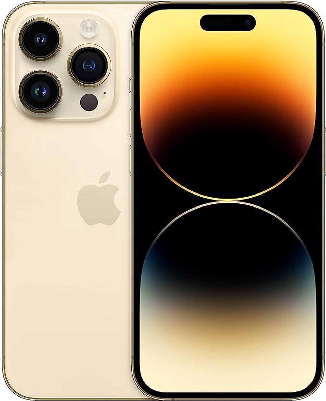 Main image of Apple iPhone 14 PRO MAX 128GB, Refurbished Unlocked Cell Phone, Gold - Very Good Condition (Grade B)