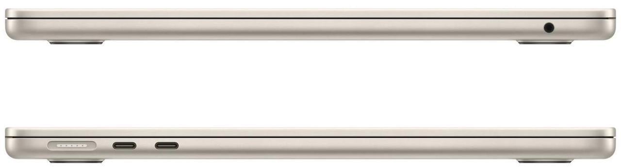 Alt view image 5 of 5 - Apple MacBook Air 15-inch M2 2023 M2 8-Core CPU/10-Core GPU 256GB SSD Starlight Excellent