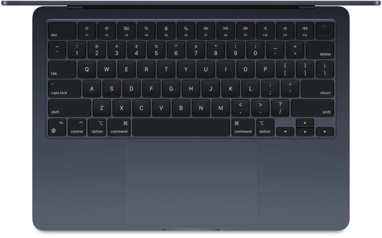 Alt view image 2 of 3 - Apple Macbook Air 14,2 (M2, 2022) 13 inch M2 8-Core CPU/10-Core GPU 512GB SSD Midnight Excellent Condition