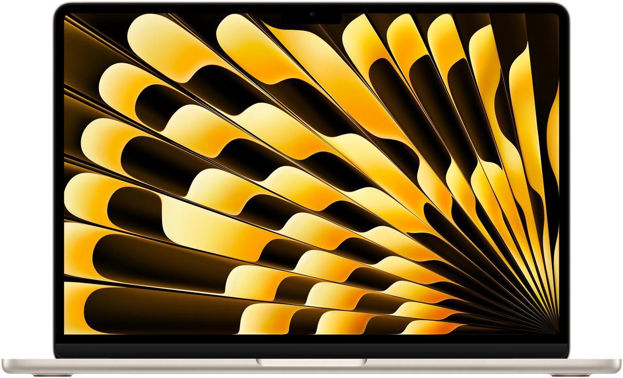 Alt view image 2 of 7 - 2022 Apple MacBook Air Laptop with M2 chip (13.6-inch Liquid Retina Display, 8GB RAM, 512GB SSD Storage) Starlight - Excellent Condition