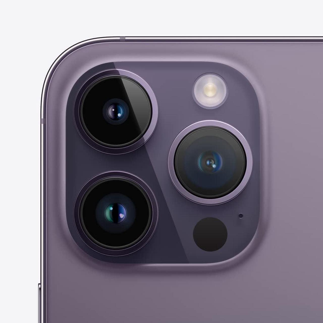 Alt view image 2 of 3 - Apple iPhone 14 Pro Max 128GB Deep Purple Unlocked Premium 90% and Above battery - Very Good