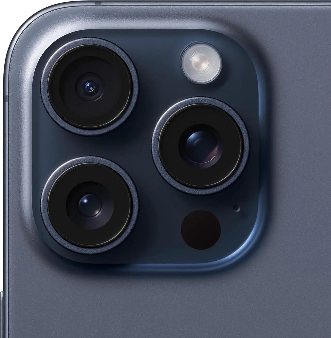 Alt view image 4 of 5 - Apple iPhone 15 Pro 512GB Blue Titanium Fully Unlocked Smartphone - Premium 90% and Above Battery - Very Good