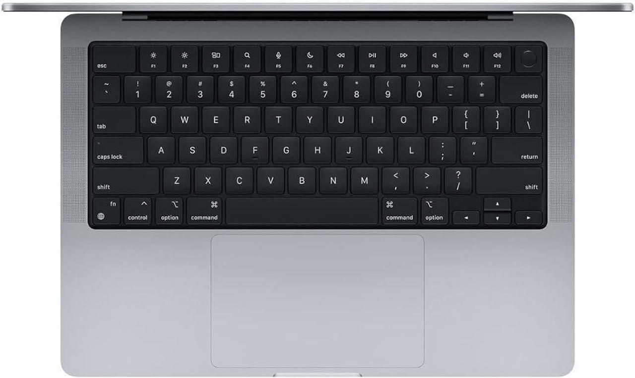 Alt view image 2 of 6 - Apple MacBook Pro with Apple M1 Pro chip Late 2021 (14 inch, 16GB RAM, 512GB SSD) Silver (Renewed) 8-core CPU 14-core GPU Silver MKGR3LL/A Excellent Condition