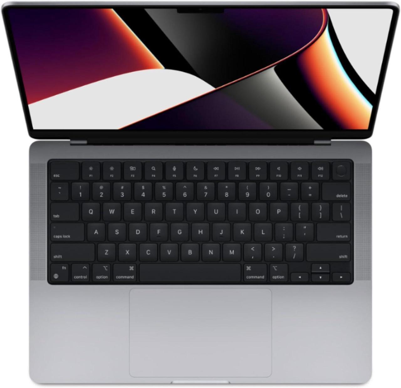 Alt view image 2 of 6 - Apple Macbook Pro M1 14" 8-core CPU / 14-core GPU with Apple M1 Pro chip (14-inch, 16GB RAM, 512GB SSD) Space Gray MKGP3LL/A Excellent Condition