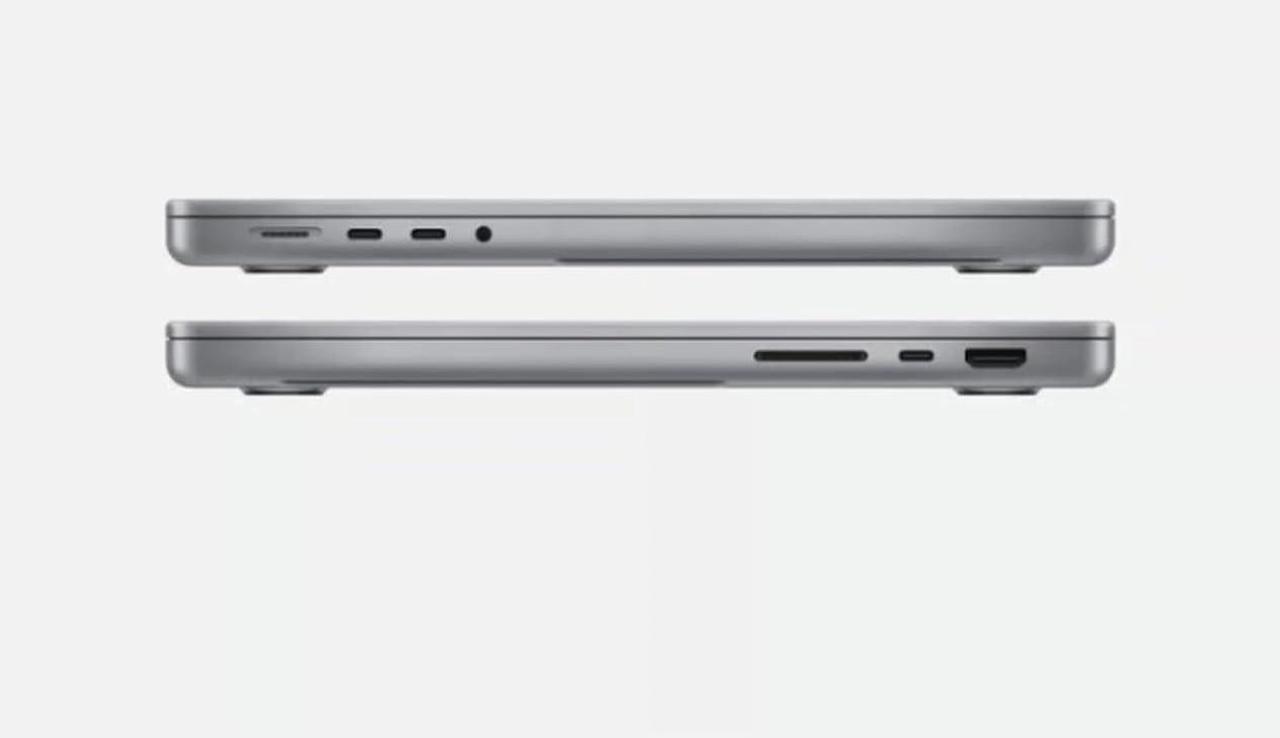 Alt view image 5 of 6 - Apple Macbook Pro M1 14" 8-core CPU / 14-core GPU with Apple M1 Pro chip (14-inch, 16GB RAM, 512GB SSD) Space Gray MKGP3LL/A Excellent Condition