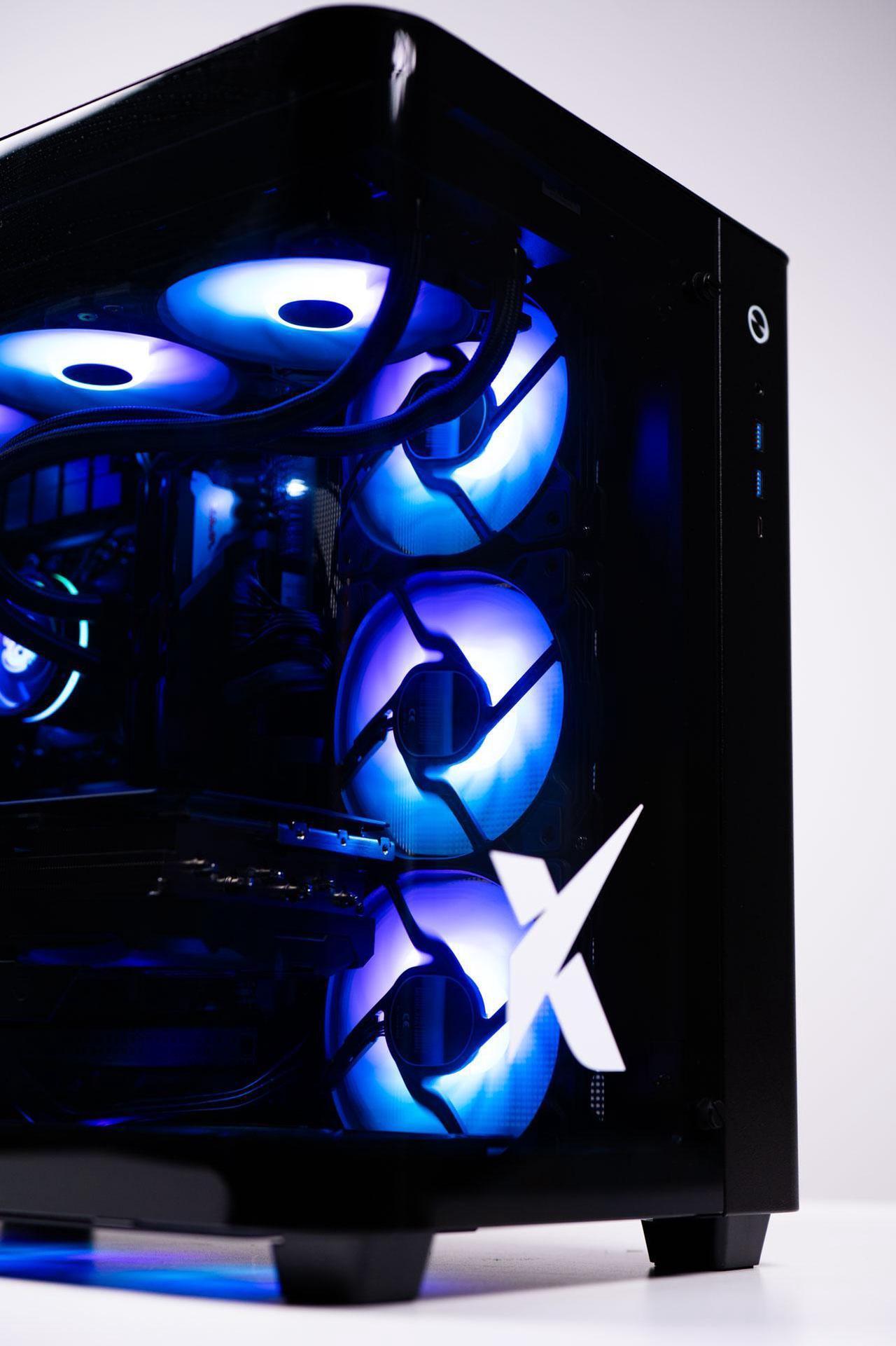 Alt view image 5 of 7 - Xidax X6 ONAMI BLACK Gaming PC Ryzen 7 7800X3D 8c (up to 5.0 GHz)- NVIDIA GeForce RTX 5080 16G- 32GB DDR5 5600MHz - 2TB M.2 NVMe -  Genuine Windows 11 Home - WIFI -  Assembled & Serviced