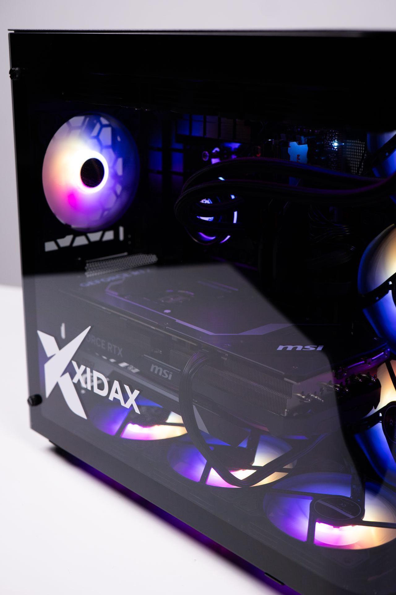 Alt view image 6 of 7 - Xidax X6 ONAMI BLACK Gaming PC Ryzen 7 7800X3D 8c (up to 5.0 GHz)- NVIDIA GeForce RTX 5080 16G- 32GB DDR5 5600MHz - 2TB M.2 NVMe -  Genuine Windows 11 Home - WIFI -  Assembled & Serviced