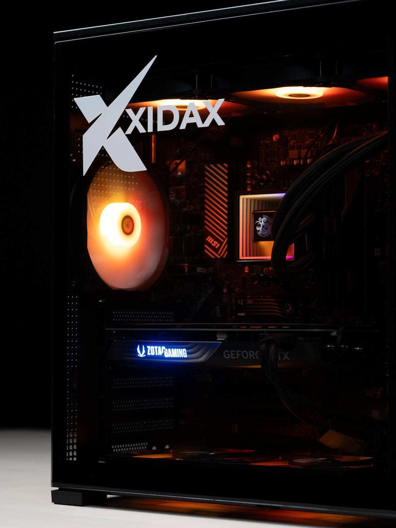 Alt view image 6 of 7 - Xidax X6 XEN BLACK Gaming PC Ryzen 7 7800X3D 8c (up to 5.0 GHz)- NVIDIA GeForce RTX 5070 12G- 32GB DDR5 5600MHz - 2TB M.2 NVMe - Genuine Windows 11 Home - WIFI - Assembled & Serviced In Utah