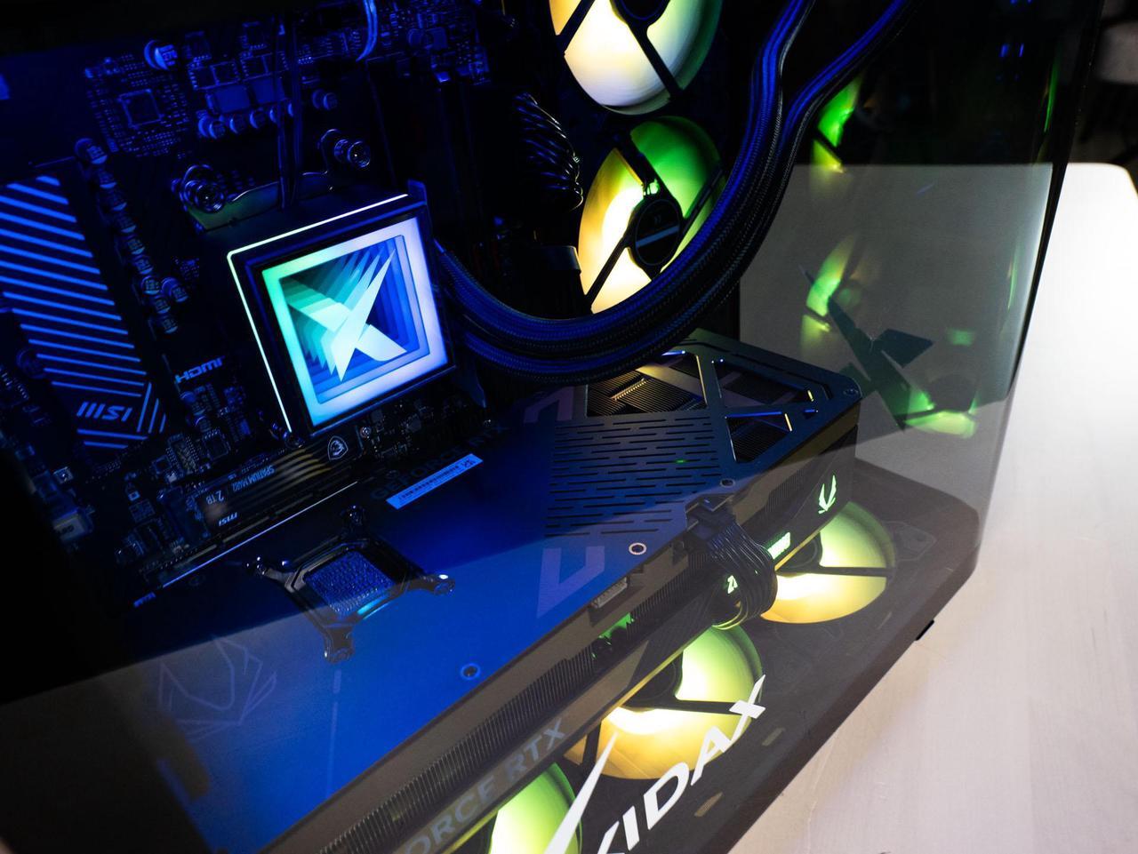 Alt view image 8 of 7 - Xidax X6 ONAMI BLACK Gaming PC Ryzen 9 9950X3D 16c/32t (up to 5.7 GHz)- NVIDIA GeForce RTX 5080 16G- 32GB DDR5 5600MHz - 2TB M.2 NVMe - Genuine Windows 11 Home - WIFI - Assembled & Serviced In Utah