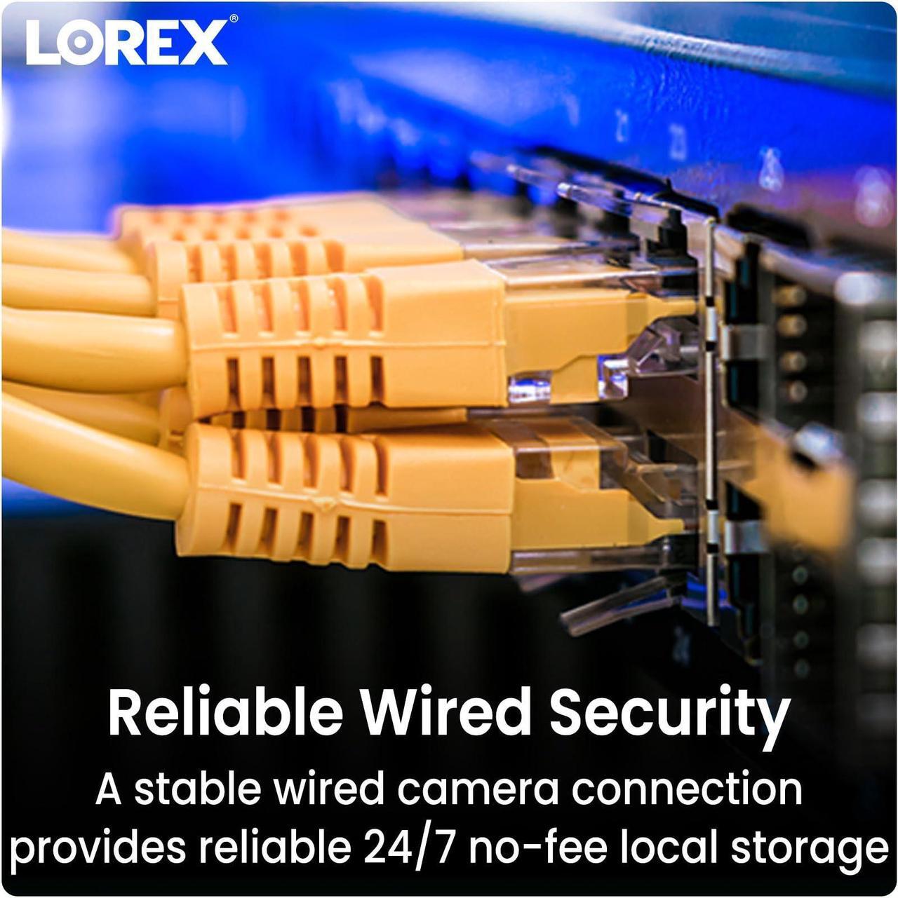 Alt view image 4 of 7 - Lorex 4K Ultra HD Smart Deterrence IP Dome Camera with Smart Motion Detection