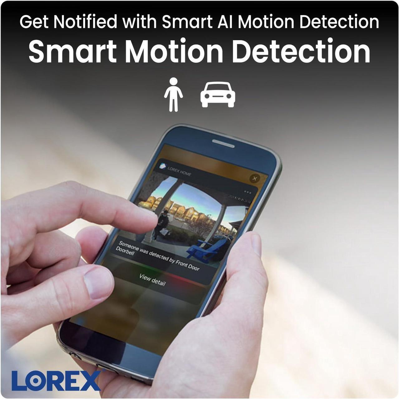 Alt view image 4 of 7 - Lorex Fusion 4K 12-Channel (8 Wired and 4 Wi-Fi) 2TB Digital Video Recorder