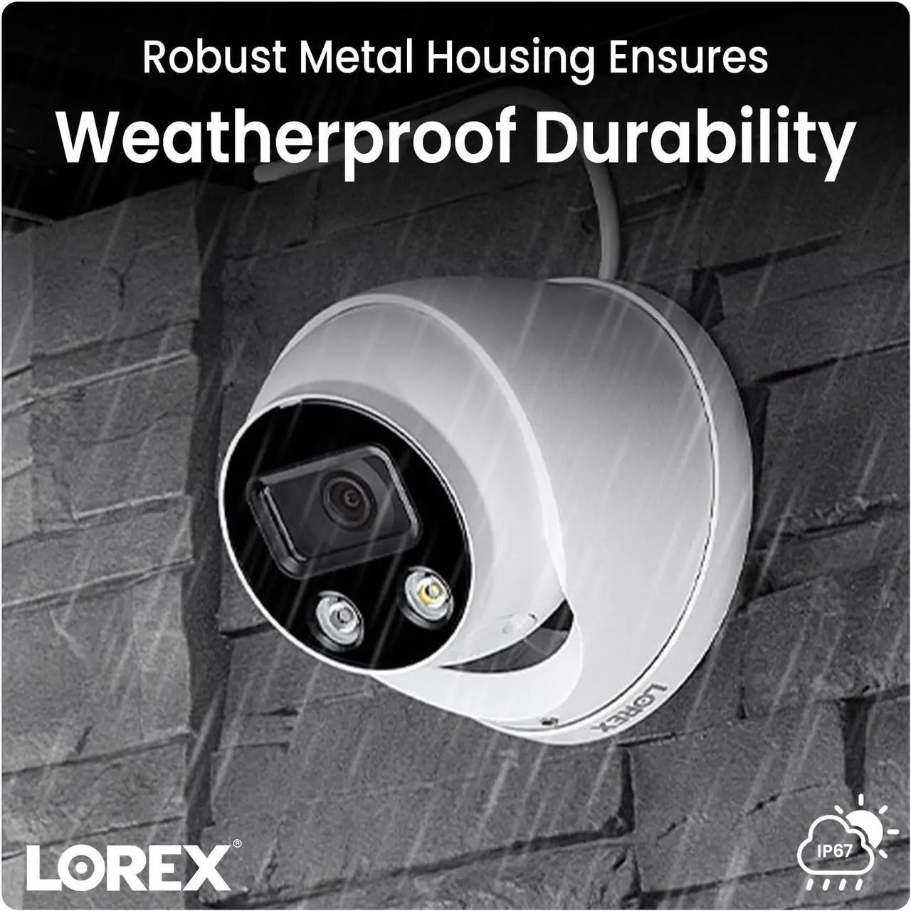 Alt view image 5 of 7 - Lorex Fusion 4K PoE Outdoor/Indoor Smart Home Security Camera System, 4TB NVR, White  3 Dome IP Cameras, 16 Channel (Wired & Fusion WiFi) Surveillance, Color Night Vision, Smart Motion Detection