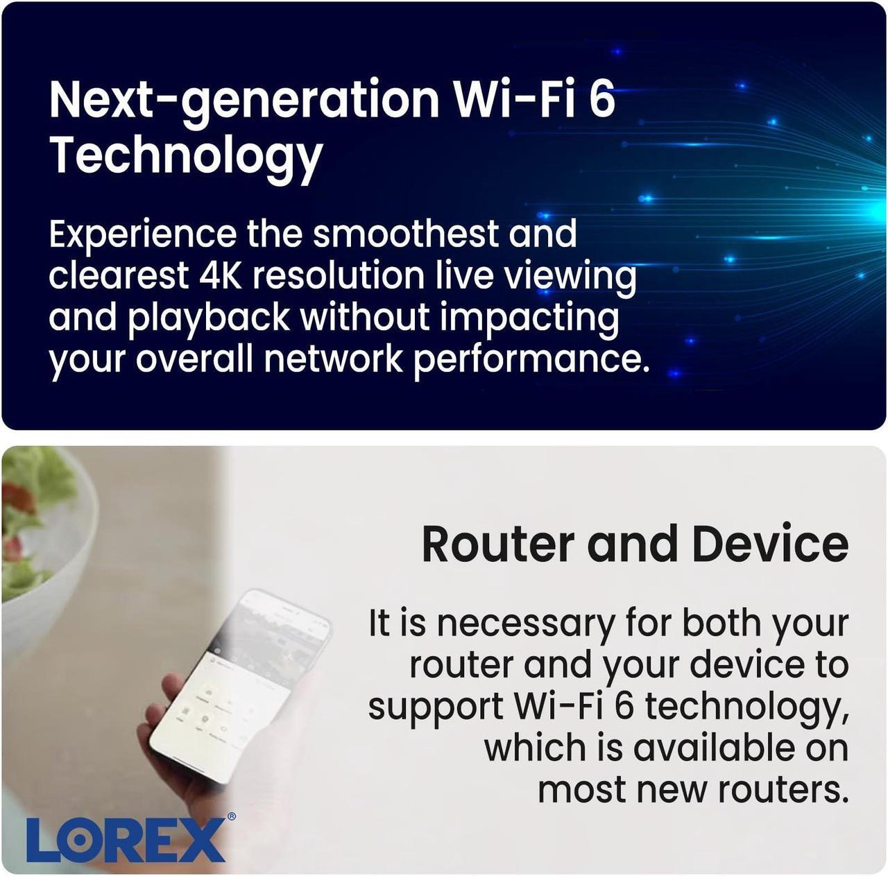 Alt view image 3 of 7 - Lorex 4K Spotlight Indoor/Outdoor Wi-Fi 6 Security Camera with Smart Security Lighting, Person, Vehicle, Animal and Package Detection, 2-Way Talk, Quick Response, Lorex Fusion