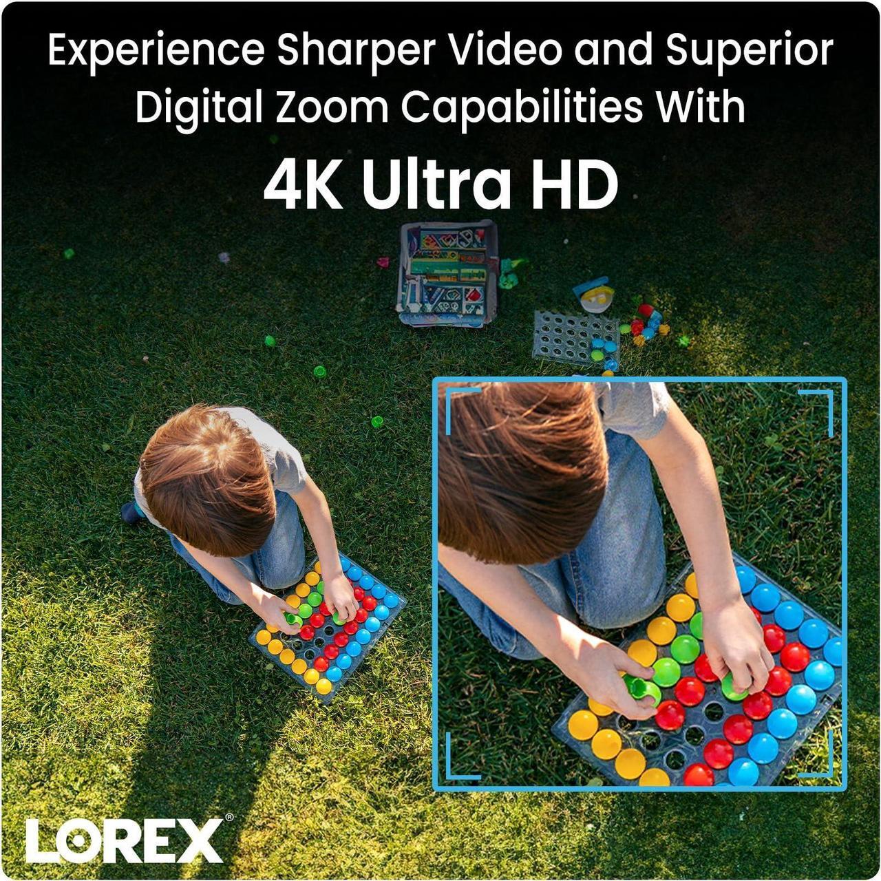 Alt view image 2 of 7 - Lorex Fusion 4K 12-Channel (8 Wired and 4 Wi-Fi) 2TB Digital Video Recorder