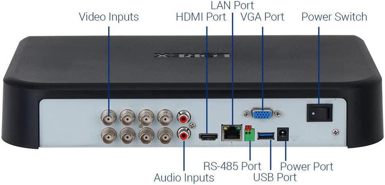 Alt view image 7 of 7 - Lorex Fusion 4K 12-Channel (8 Wired and 4 Wi-Fi) 2TB Digital Video Recorder