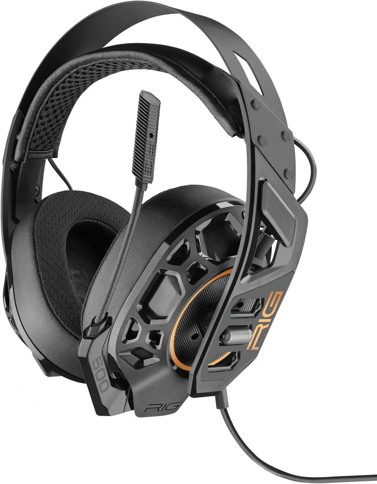 Main image of Nacon RIG 500 PRO HA Gen 2 PC Gaming Headset with Dolby Atmos 3D Audio - 50mm Speaker Drivers - Flip-to-Mute Mic - Longer 1.5m Audio Cable - Y-Splitter