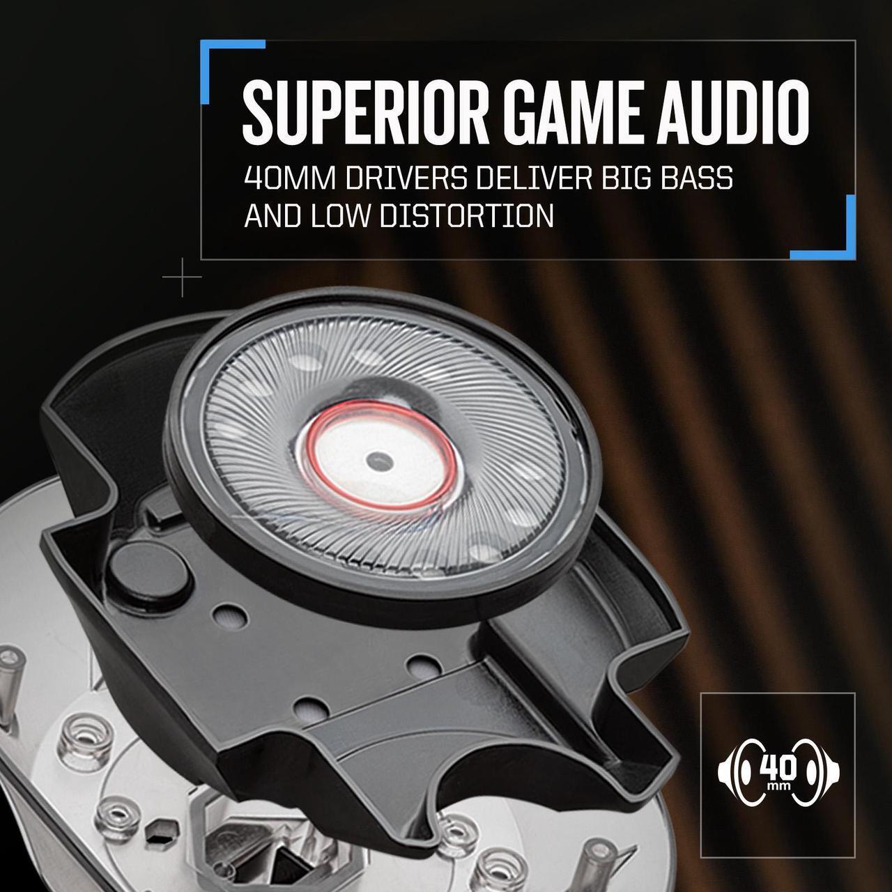 Alt view image 3 of 7 - RIG 700HS Ultralightweight Wireless PC Gaming Headset with Removable Noise Canceling Mic - Arctic Camo