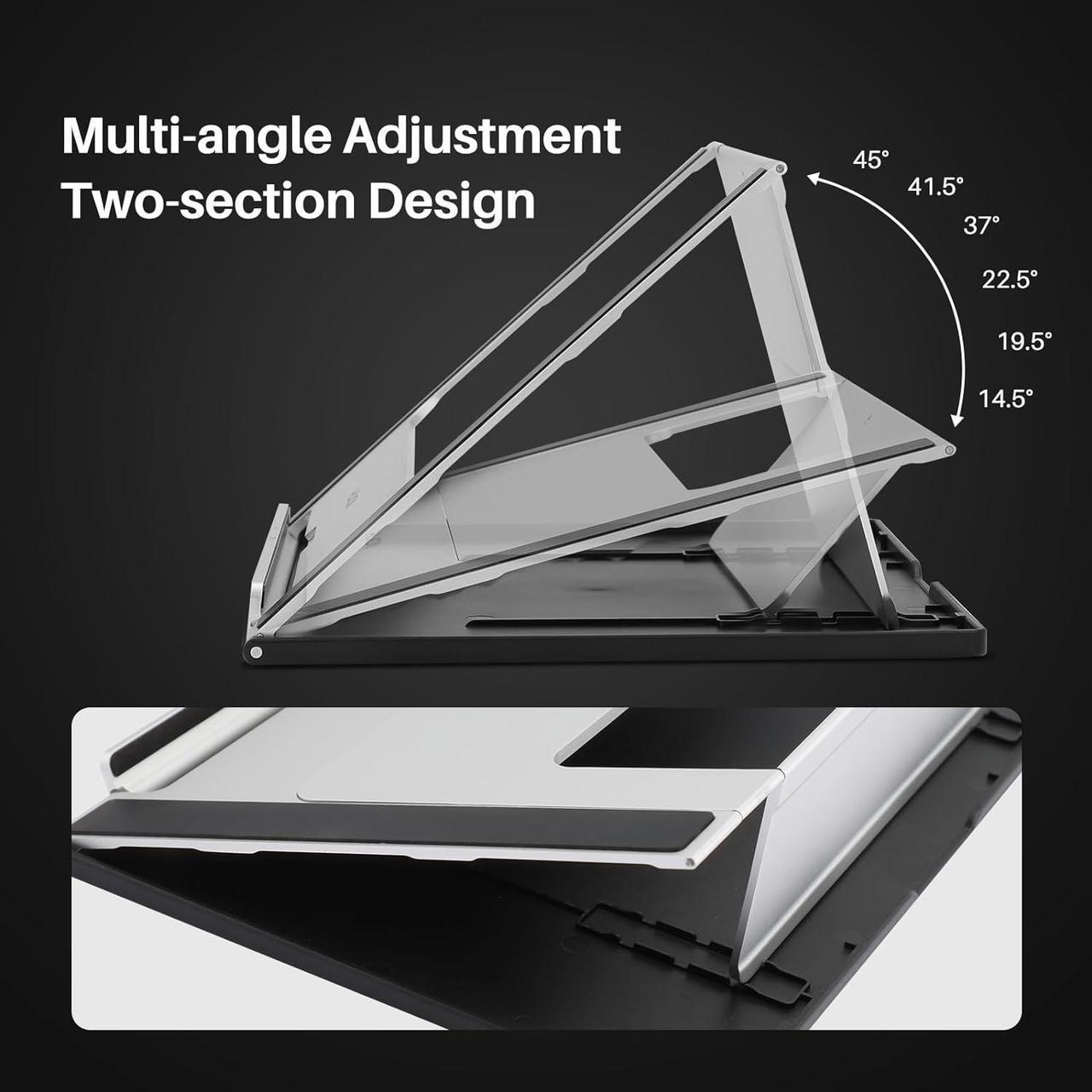 Alt view image 2 of 7 - HUION ST200 Adjustable Drawing Tablet Stand Laptop Stand for 10-16inch Laptop, Tablet, Drawing Monitor