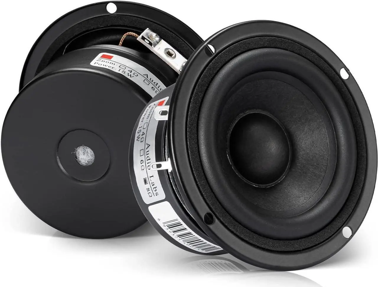 Main image of Pack of 2 Full Range Bookshelf Speaker, 3 Inch 8 Ohm Anti-magnetic HiFi Tweeter Wooden Enclosure Home Audio Woofer Multimedia Speakers (8)