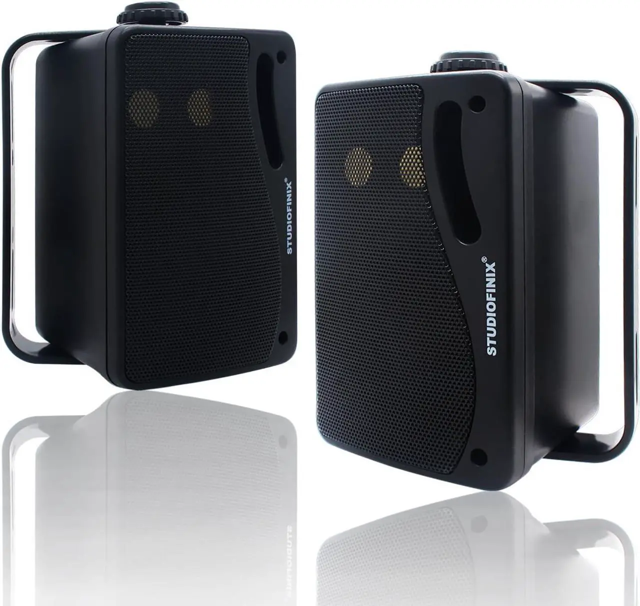 Main image of 3.5 Inch Outdoor Bluetooth Speakers Waterproof,3 Way 200W Upgrade Premium Wall Mount Speakers,Perfect use in Patio,Deck, Indoor OutdoorBlack