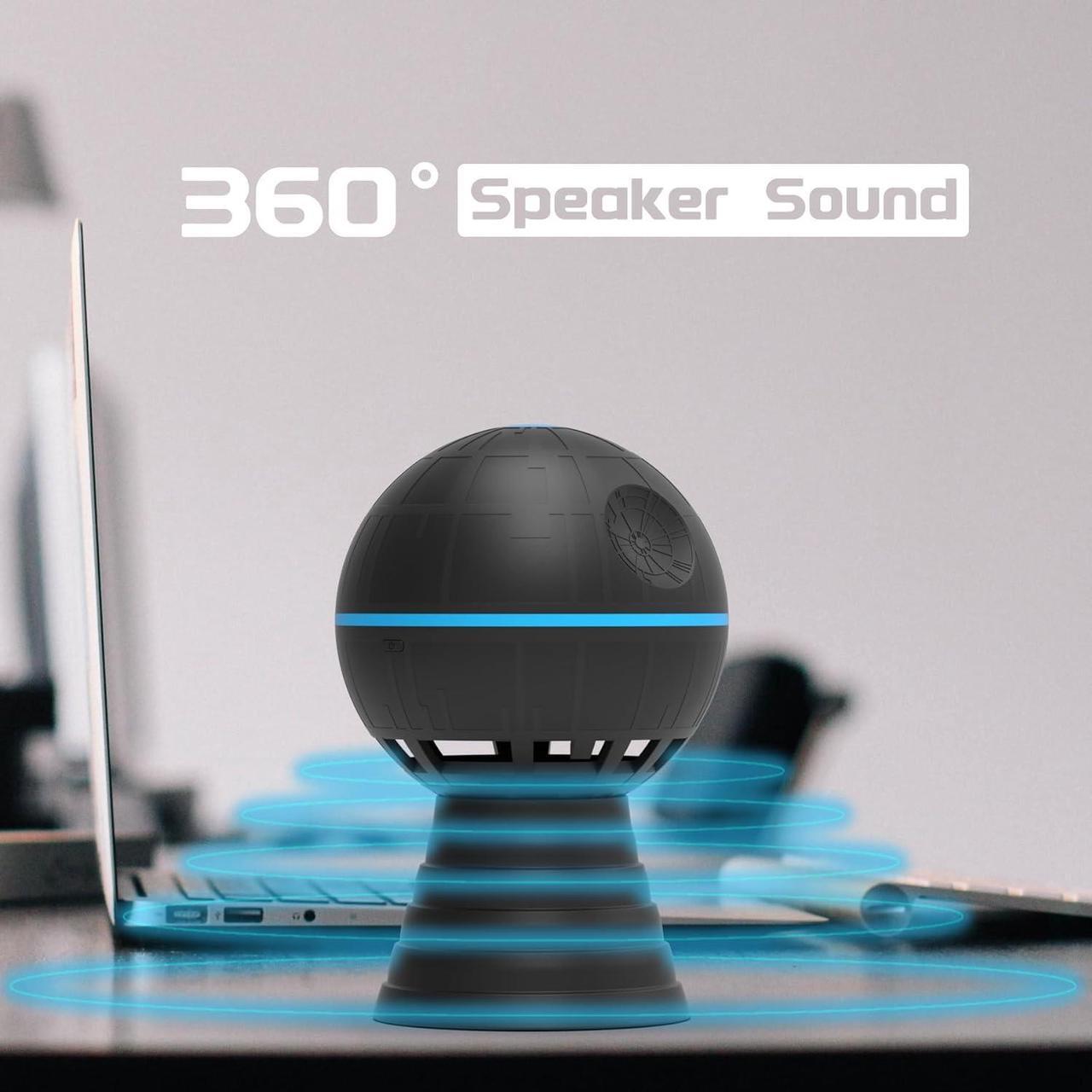 Alt view image 4 of 7 - DS2 Wireless Bluetooth Speaker, Portable Bluetooth Speaker,1500mAh battery 10 hours play time,5W Speaker Bluetooth 5.1,Star Wars Fans Gifts,for Home,Office,Outdoor,Party