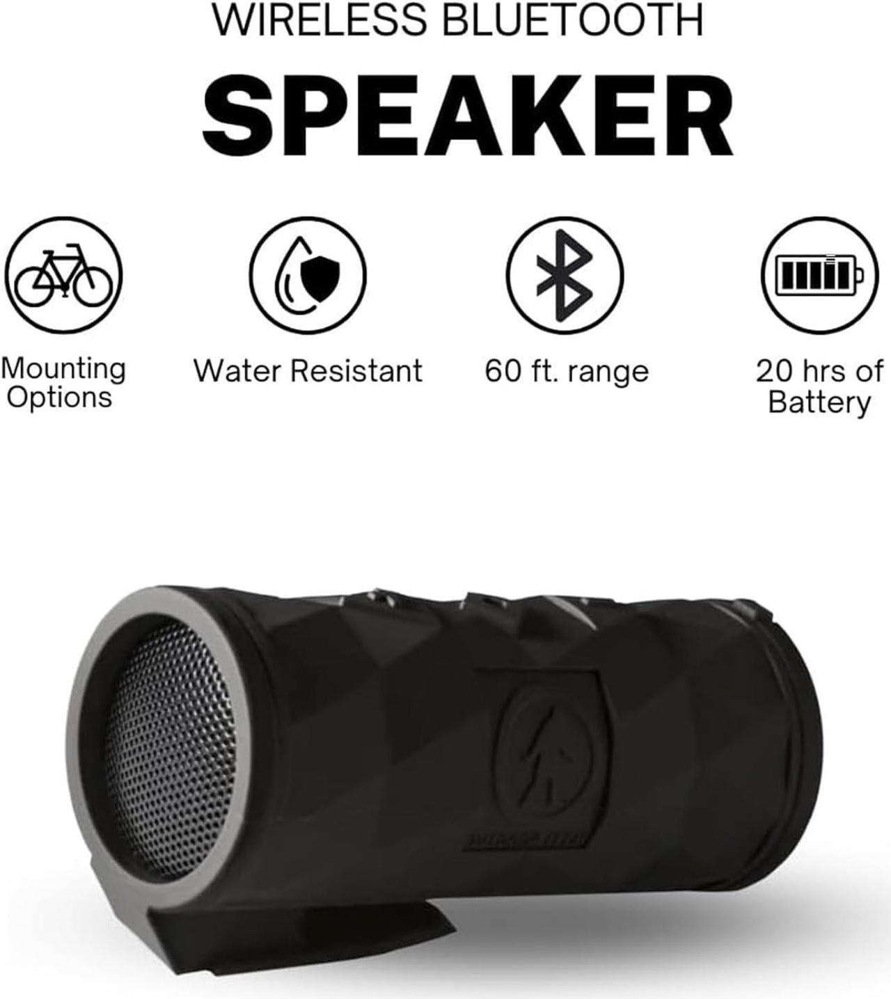 Alt view image 3 of 6 - Outdoor Tech - Buckshot 2.0 Rugged Waterproof Super-Portable Wireless Bluetooth Speaker, Red - Perfect for Biking, Camping, Hiking, Pool, Beach, Boat, Golf Cart, and Other Outdoor Activities