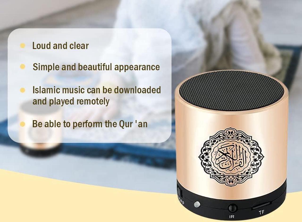 Alt view image 3 of 7 - Portable Digital Quran Speaker with Remote Control over18 Reciters and 15Translations Available Quality Qur'an Speaker Arabic English French, Urdu etc Mp3 FM Radio