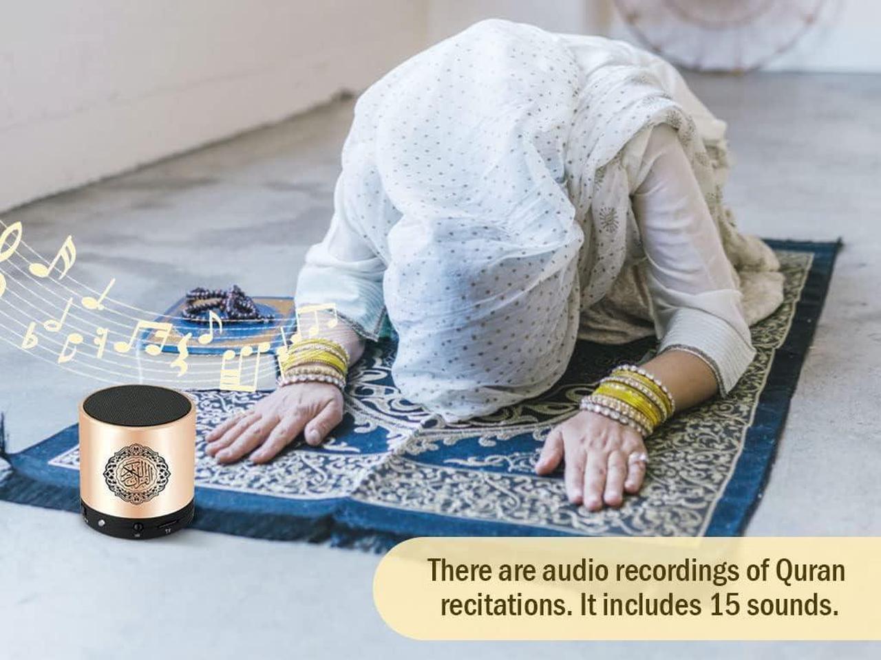 Alt view image 6 of 7 - Portable Digital Quran Speaker with Remote Control over18 Reciters and 15Translations Available Quality Qur'an Speaker Arabic English French, Urdu etc Mp3 FM Radio