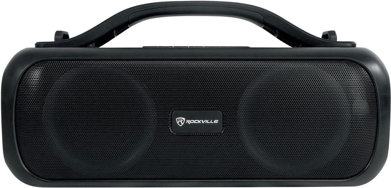Alt view image 2 of 7 - Rockville GO Party D4 Large Loud Portable LED Party Bluetooth Speaker, Deep Bass, Black