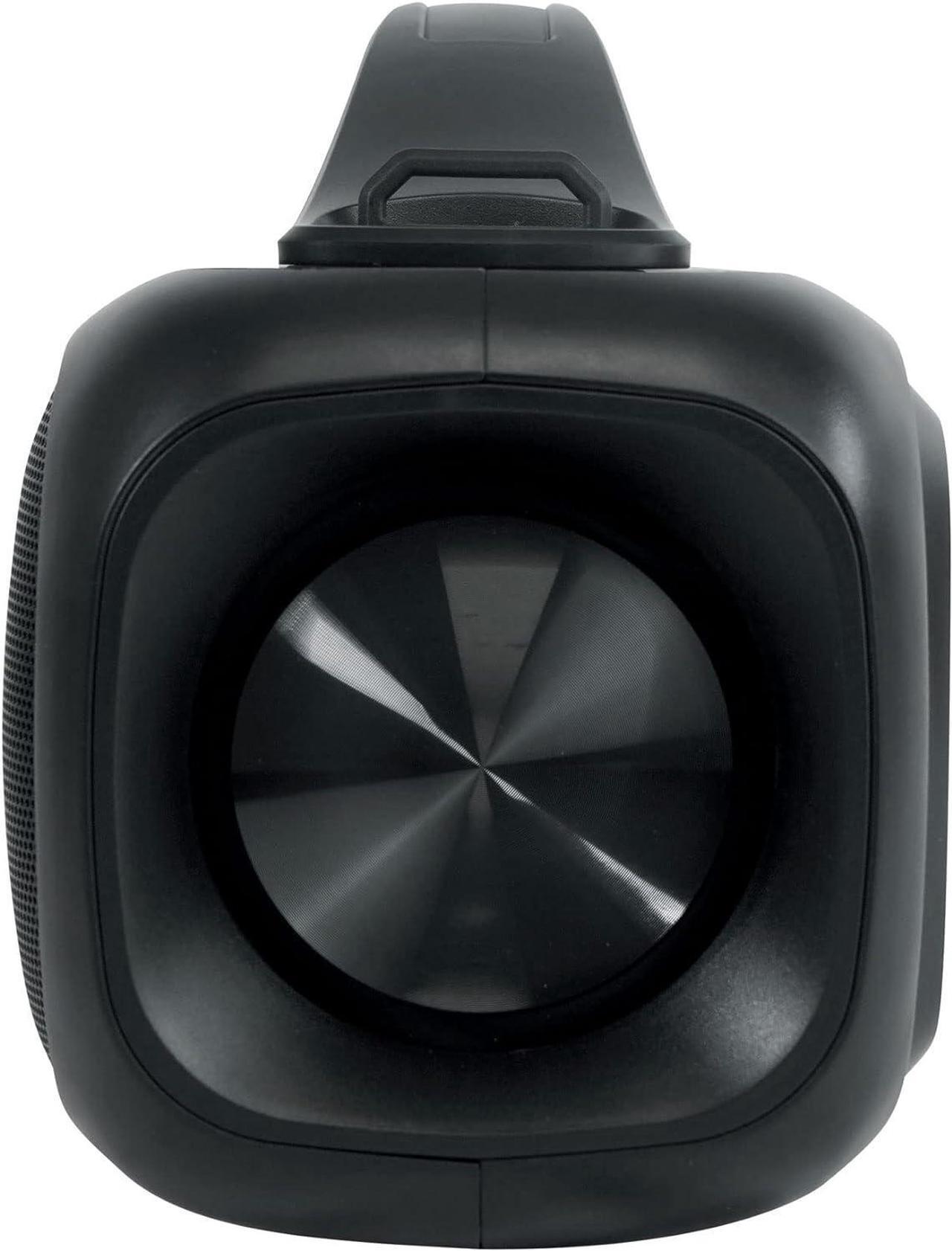 Alt view image 6 of 7 - Rockville GO Party D4 Large Loud Portable LED Party Bluetooth Speaker, Deep Bass, Black