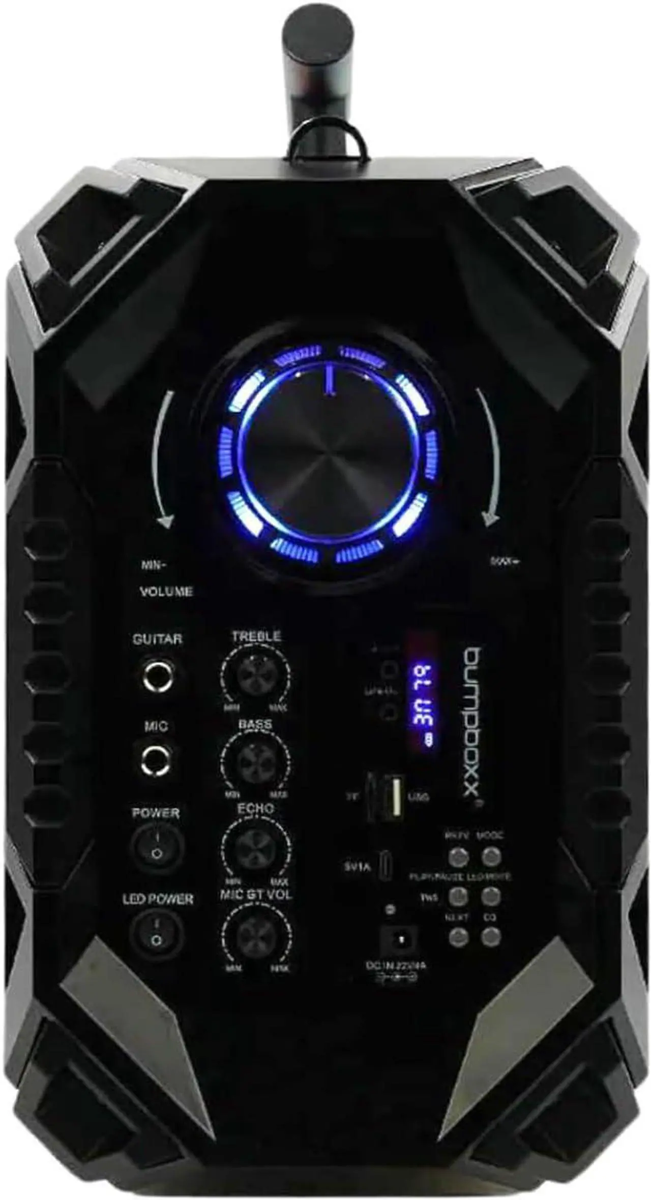 Alt view image 3 of 4 - Bumpboxx Bluetooth Portable Speaker Flare8 Pro, White