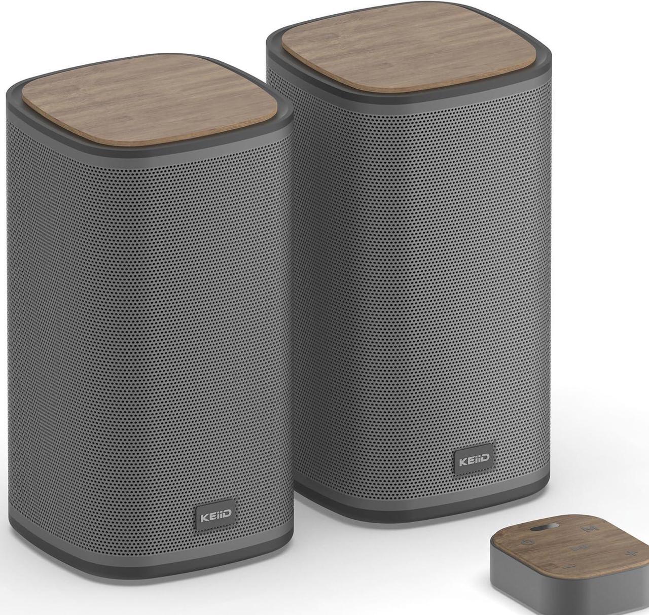 Main image of Bluetooth Computer Speakers with Wireless Touch Control Pod for PC Laptop/Desktop Wireless Stereo Gaming Speakers, 4 EQ Modes, Aesthetic Style, 2024 New Model