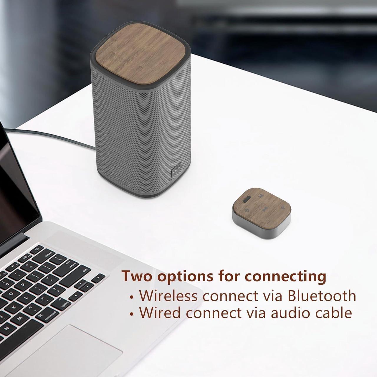 Alt view image 5 of 7 - Bluetooth Computer Speakers with Wireless Touch Control Pod for PC Laptop/Desktop Wireless Stereo Gaming Speakers, 4 EQ Modes, Aesthetic Style, 2024 New Model