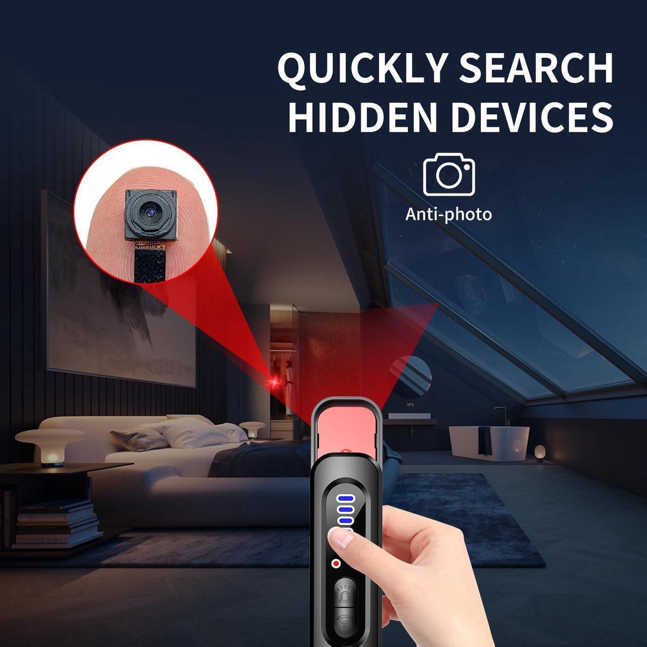Alt view image 3 of 6 - SELOWEA Hidden Camera Detector - /Car GPS Tracker/RF Signal/Bug Sweeper/Hidden Devices/Listening Device Detector - Portable Bug Finder for Office Car Hotel Travel Indoor Outdoor Use
