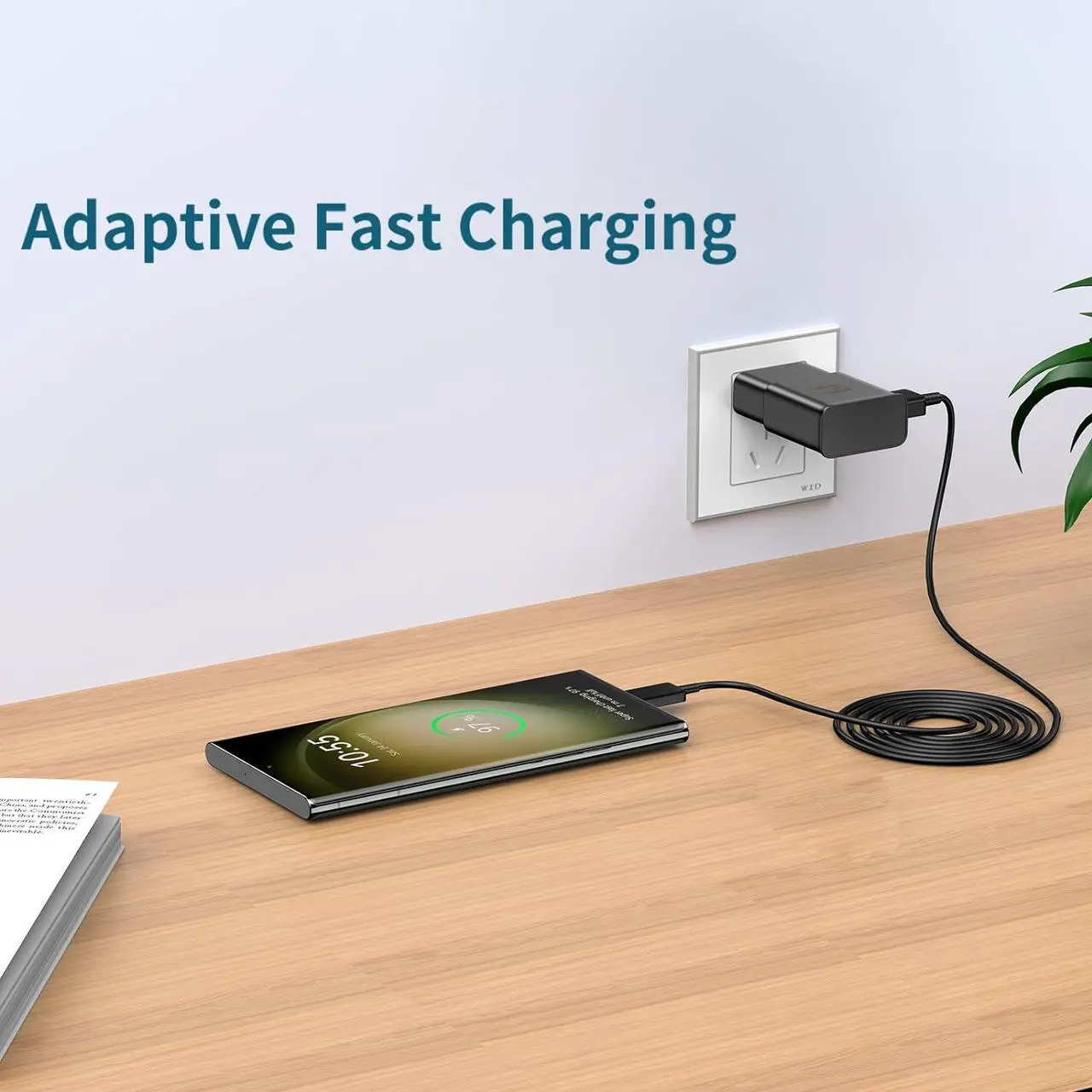 Alt view image 4 of 7 - Android Phone Charger, Samsung Charger Fast Charging Cord with 6.6ft Type C Cable for Samsung Galaxy S25Ultra/S25/S24/S23/S23 Ultra/S22/S21/S20/S20+/S10/S10+/S10e/S9/S9+/S8/S8Plus/Note 8/9/10/20