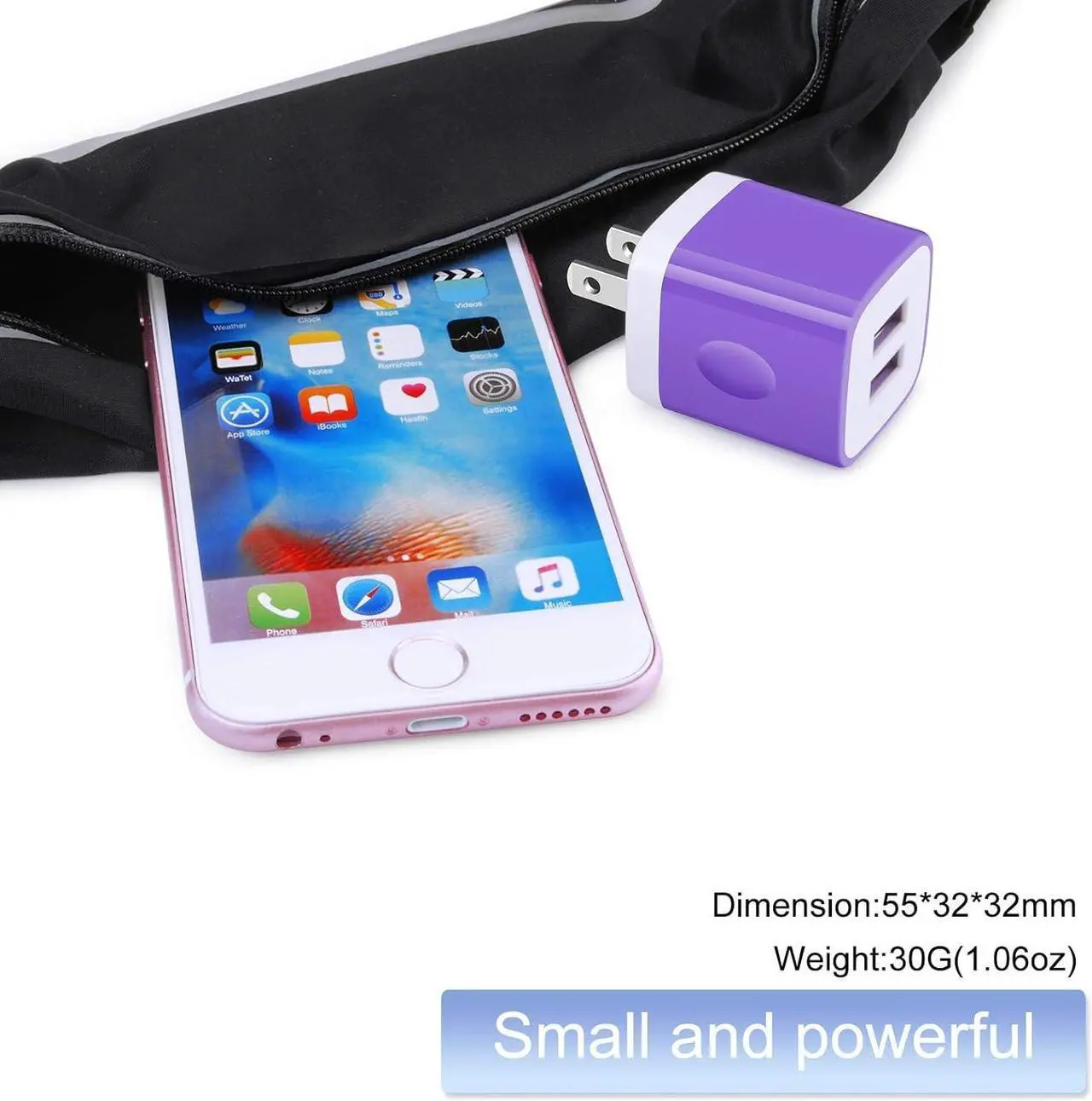 Alt view image 7 of 7 - USB C Wall Charger Fast for Samsung Galaxy S25 Ultra S25+ S24 FE S23 FE Ultra S23+ S22 S21 FE/Plus/Ultra S20 5G Note 20 S10e A16 A35 A15 A55 A54 A14, 2.1A Dual Charging Block Cube 6ft USB Type C Cable