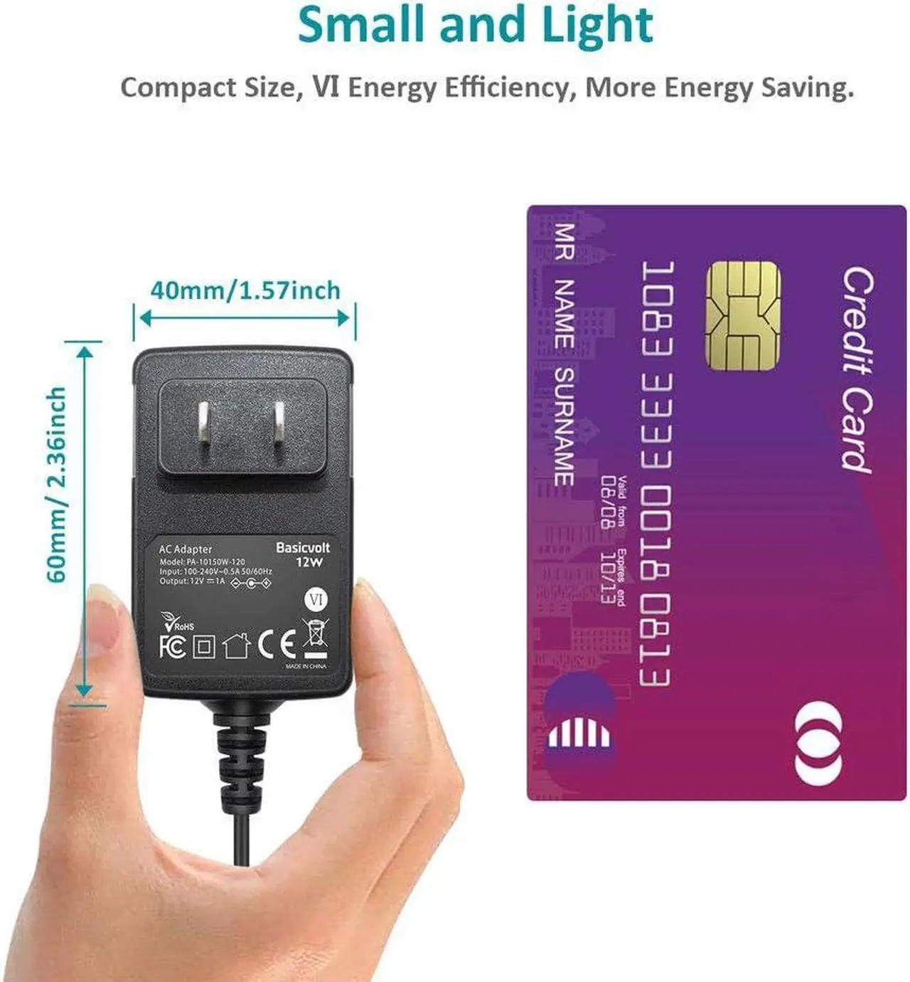Alt view image 5 of 7 - 12V Power Supply AC Adapter DC 12 V Power Cord Universal Power Adapter 12Volt Charger Compatible with 1000mA 900mA 800mA 700mA 600mA 500mA 400mA 300mA 200mA 100mA Electronics
