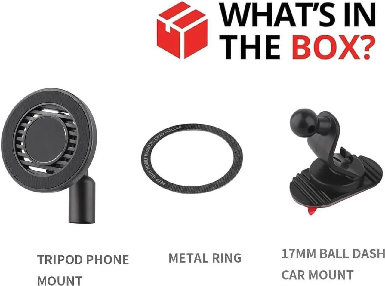 Alt view image 6 of 7 - Magnetic Phone Tripod Mount Adapter for MagSafe Cases for iPhone 12 13 14 15 Plus Pro Max Mini Series, Phone Holder for Ring Light, Selfie Sticks