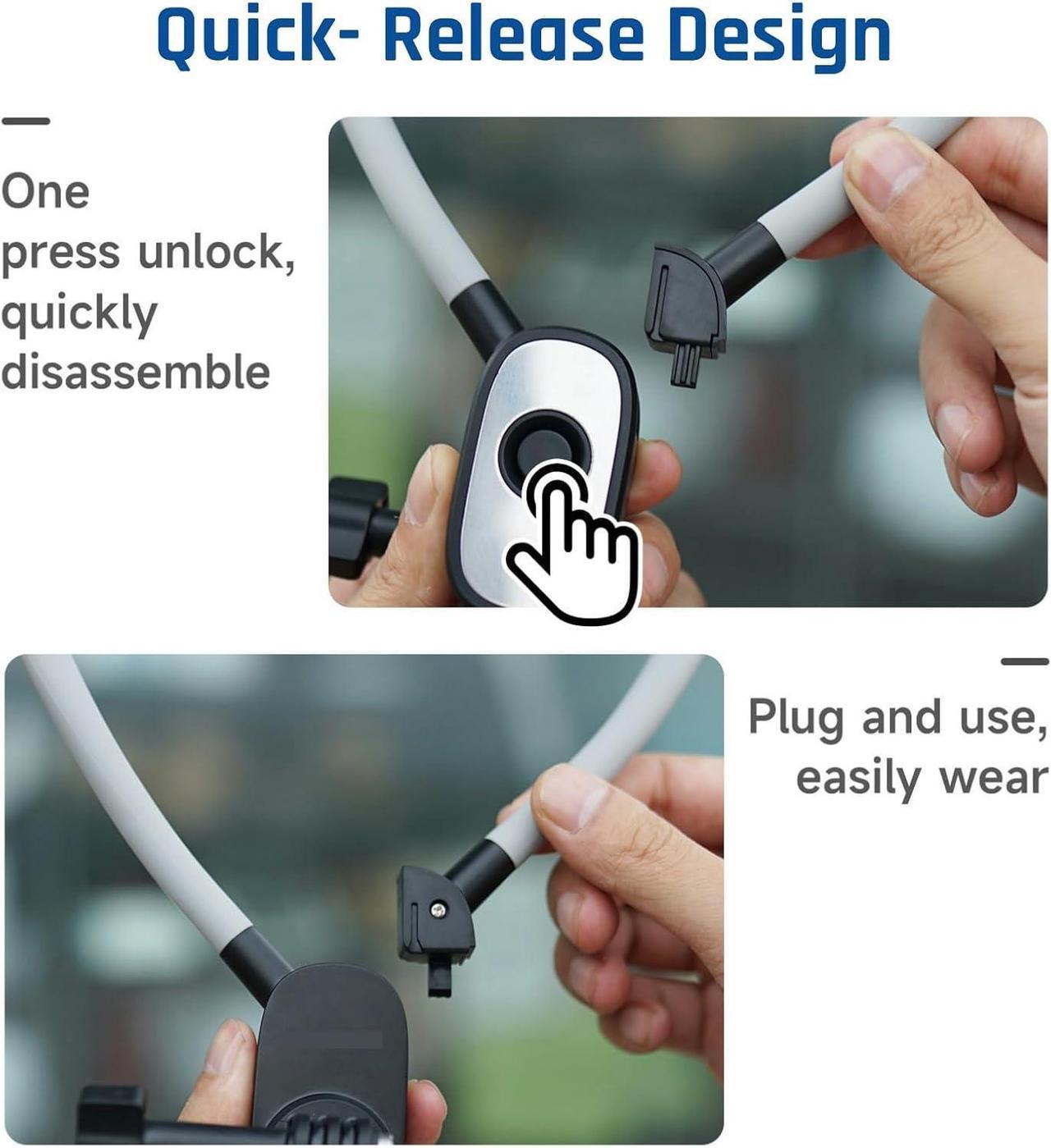 Alt view image 6 of 7 - INOVAGEN Neck Phone Holder, Magnetic Anti-Shake, POV/Vlog Recording, Hand Free Selfie Phone Mount for Phones and GoPro Max Hero 12 11 10 DJI Action 3, Insta360 (i7U with Phone Holder)