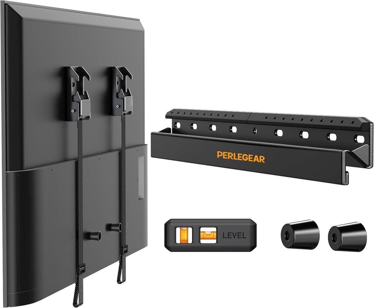 Main image of Studless TV Wall Mount for Most 24-55 Inch TVs up to 100 lbs, No Stud TV Mount, Drywall TV Bracket with Max VESA 400x400mm, No Drill, Easy Install, Low Profile, PGMT7