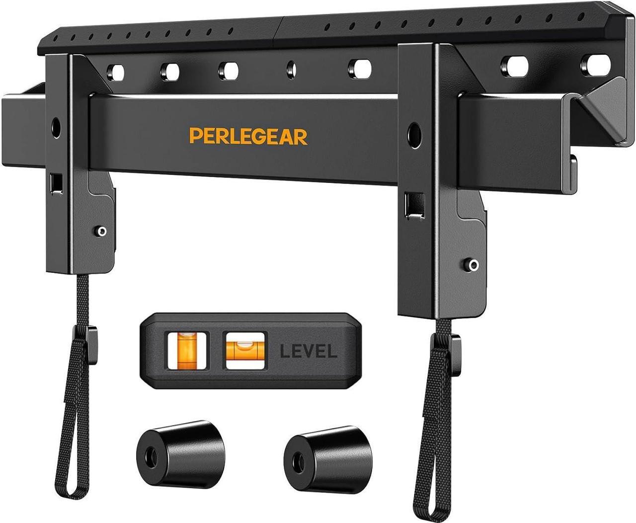 Alt view image 7 of 7 - Studless TV Wall Mount for Most 24-55 Inch TVs up to 100 lbs, No Stud TV Mount, Drywall TV Bracket with Max VESA 400x400mm, No Drill, Easy Install, Low Profile, PGMT7