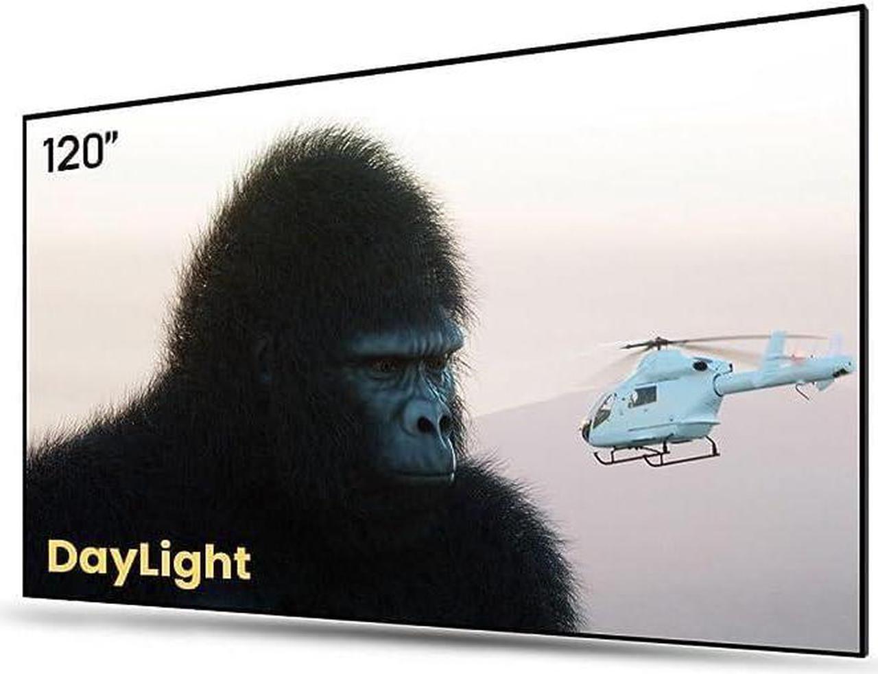 Main image of AWOL VISION 120" UST Projector Screen for Bright Day Light Using, 85% Ambient Light Rejecting (ALR) Fresnel Projector Screen for Ultra Short Throw Projector, Fixed Frame, Active 3D