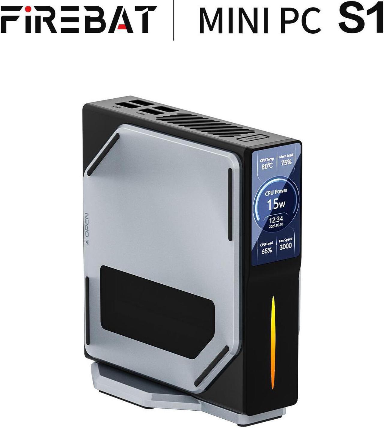 FIREBAT S1 Mini PC Intel Alder Lake N100 Ultra Small Pocket Computer ...