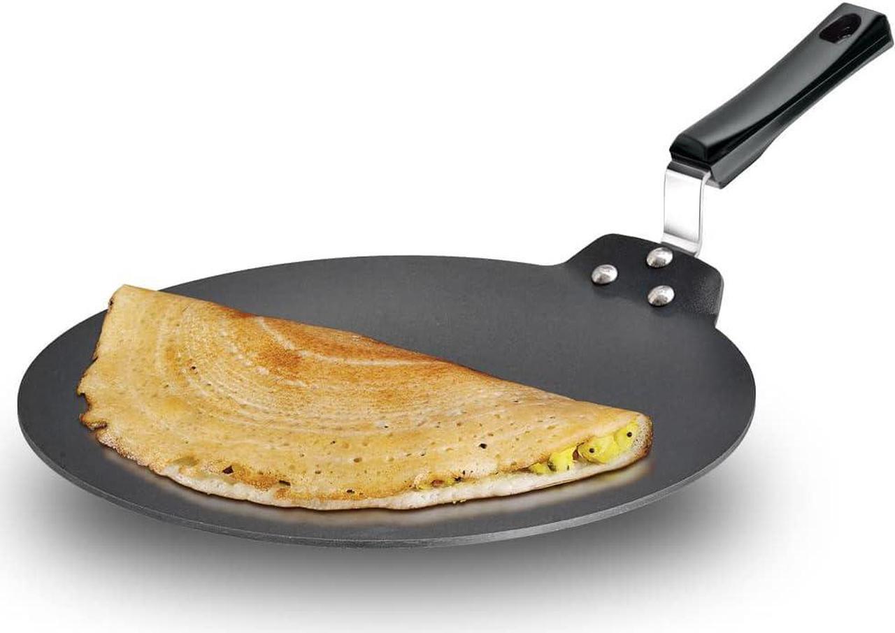 Main image of Hawkins Futura Nonstick Dosa Tava, Diameter 33 cm (13 inch), Thickness 4.88 mm (Black) NDT33