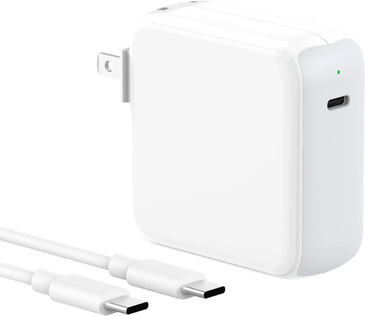 Main image of Charger for MacBook Air MacBook Pro 13 14 15 16 inch 2025 2024 2023 2022 2021 2020, M1 M2 M3 M4 Laptop 70W USB C Power Adapter, iPad, LED, 6.6FT USB-C Cable, Charging as Fast as Original Quality