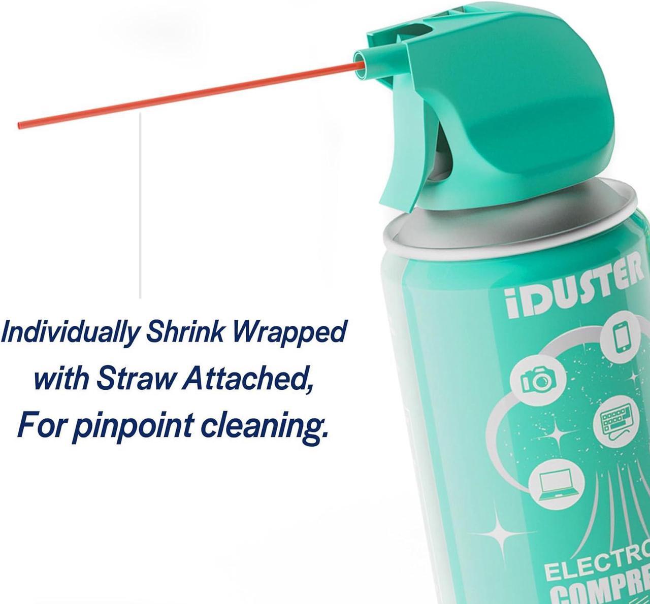 Alt view image 6 of 6 - Compressed Canned Air Duster for Computer - Air Duster Compressed Air Can 2PCS(10oz)
