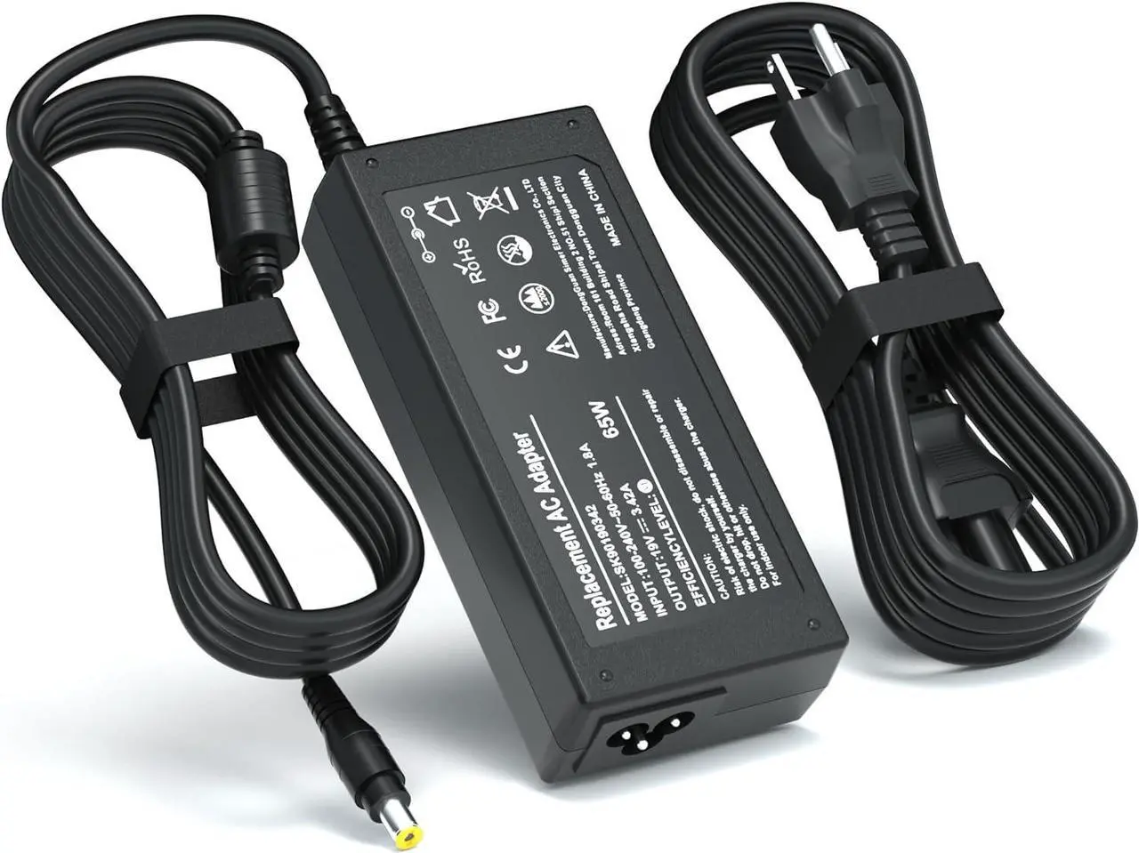 Main image of 19V Power Cord for Acer Monitor SB220Q R240HY S230HL SA230 SB230 H236HL SB240Y SB270 SA270 S201HL S231HL S271HL S240HL S241HL G276HL Replacement 65W LCD LED Display Power Supply AC Adapter Charger