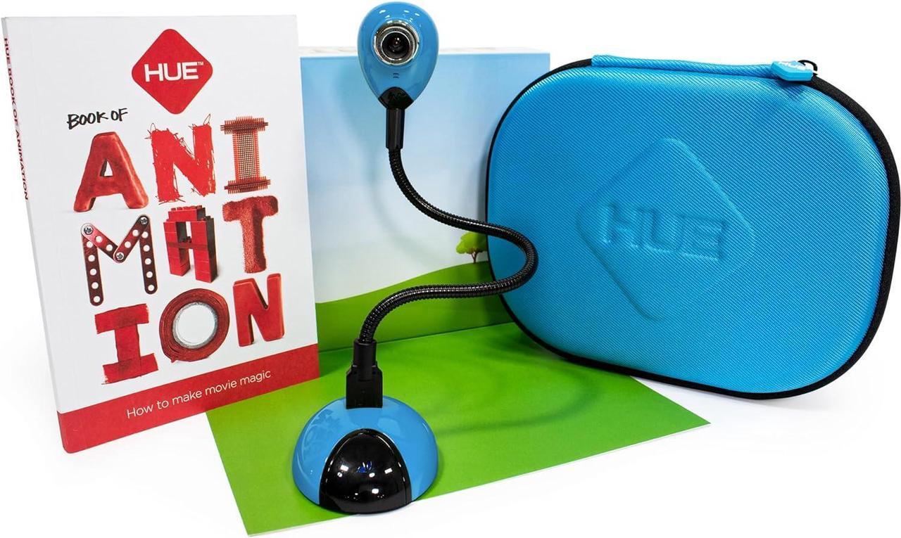 Main image of HUE Animation Studio: Complete Stop Motion Kit (Camera, Software, Book) for Windows/macOS (Blue) with Carry Case