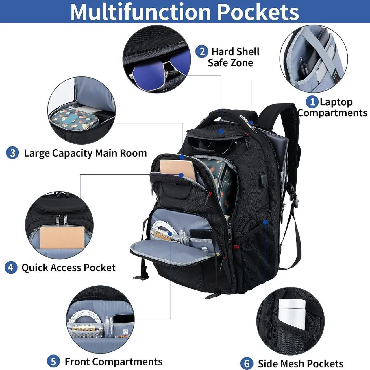VANKEAN Laptop Backpack - Thumbnail 5
